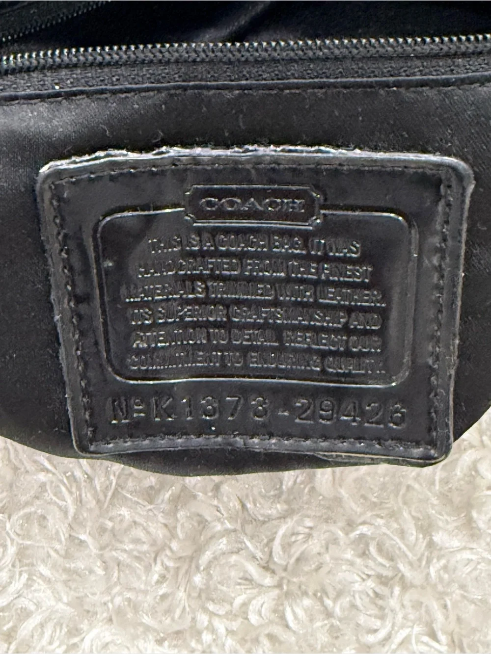 Coach canvas monogram